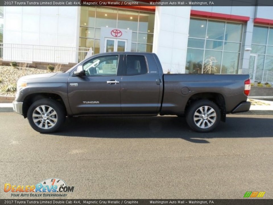 2017 Toyota Tundra Limited Double Cab 4x4 Magnetic Gray Metallic / Graphite Photo #6