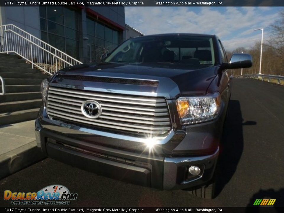 2017 Toyota Tundra Limited Double Cab 4x4 Magnetic Gray Metallic / Graphite Photo #7