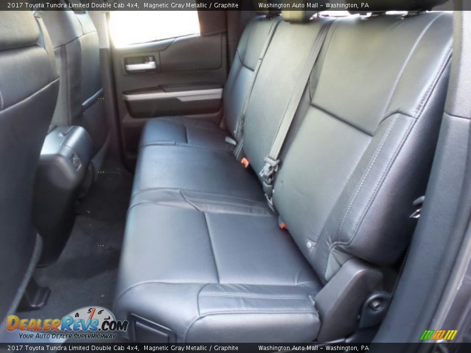 Rear Seat of 2017 Toyota Tundra Limited Double Cab 4x4 Photo #15