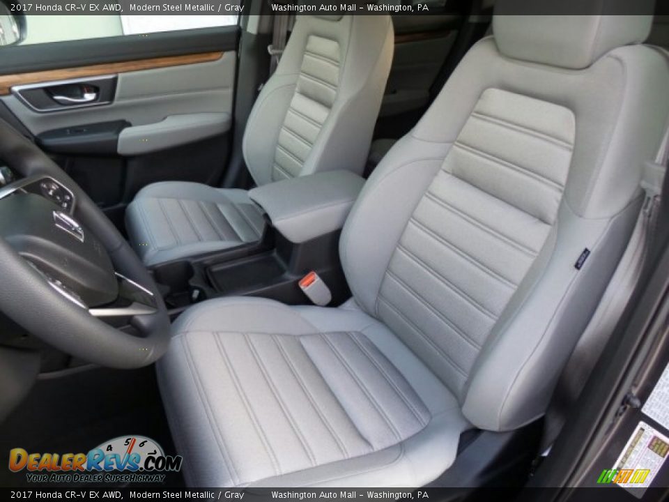 2017 Honda CR-V EX AWD Modern Steel Metallic / Gray Photo #10
