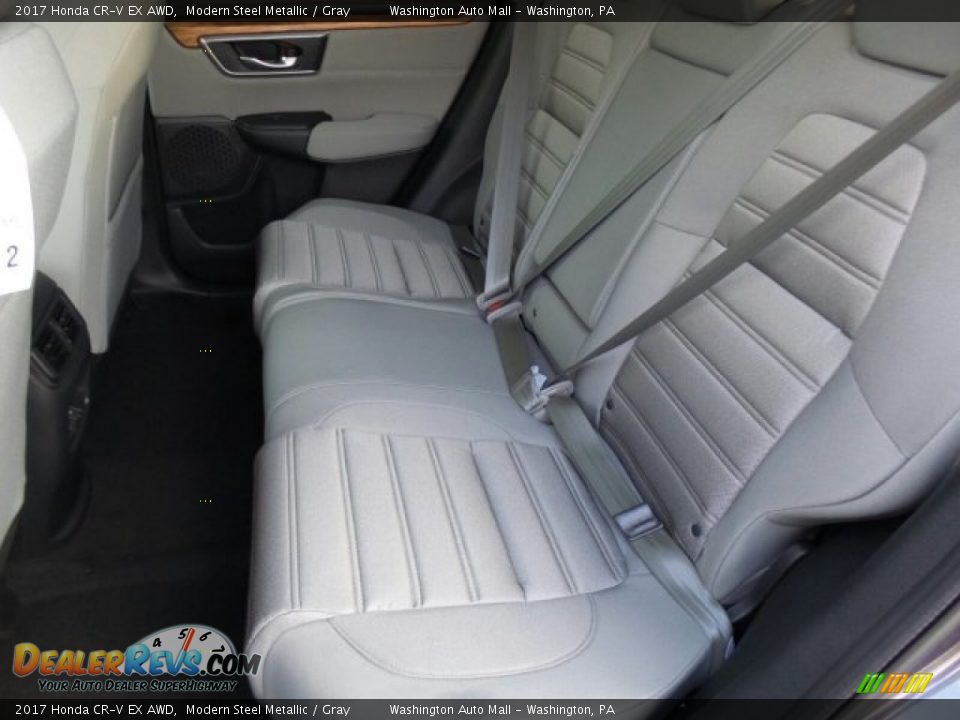 2017 Honda CR-V EX AWD Modern Steel Metallic / Gray Photo #11