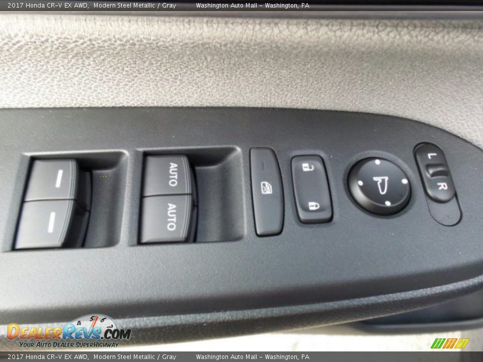 2017 Honda CR-V EX AWD Modern Steel Metallic / Gray Photo #14