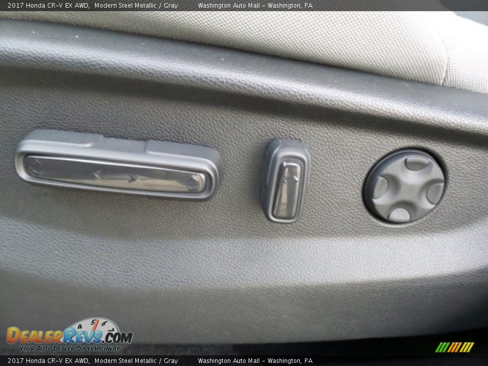 2017 Honda CR-V EX AWD Modern Steel Metallic / Gray Photo #15