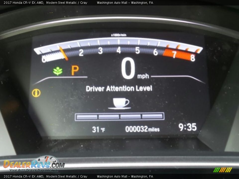 2017 Honda CR-V EX AWD Modern Steel Metallic / Gray Photo #19