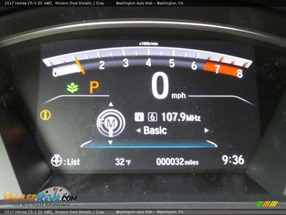 2017 Honda CR-V EX AWD Modern Steel Metallic / Gray Photo #21