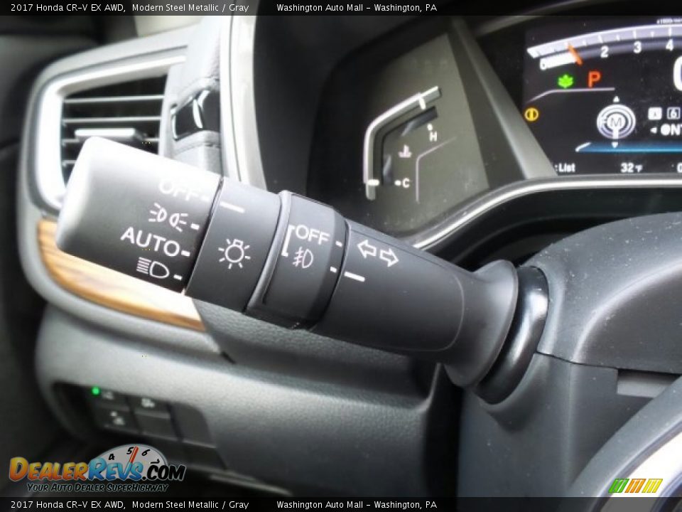 2017 Honda CR-V EX AWD Modern Steel Metallic / Gray Photo #24