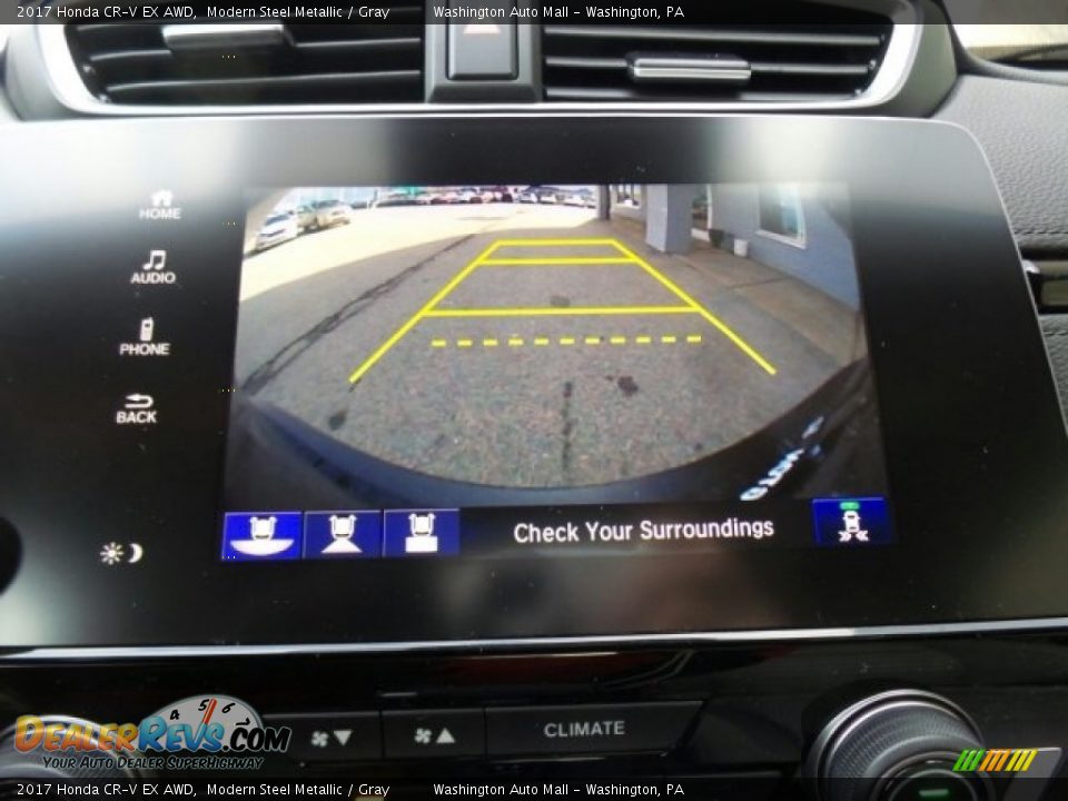 2017 Honda CR-V EX AWD Modern Steel Metallic / Gray Photo #33
