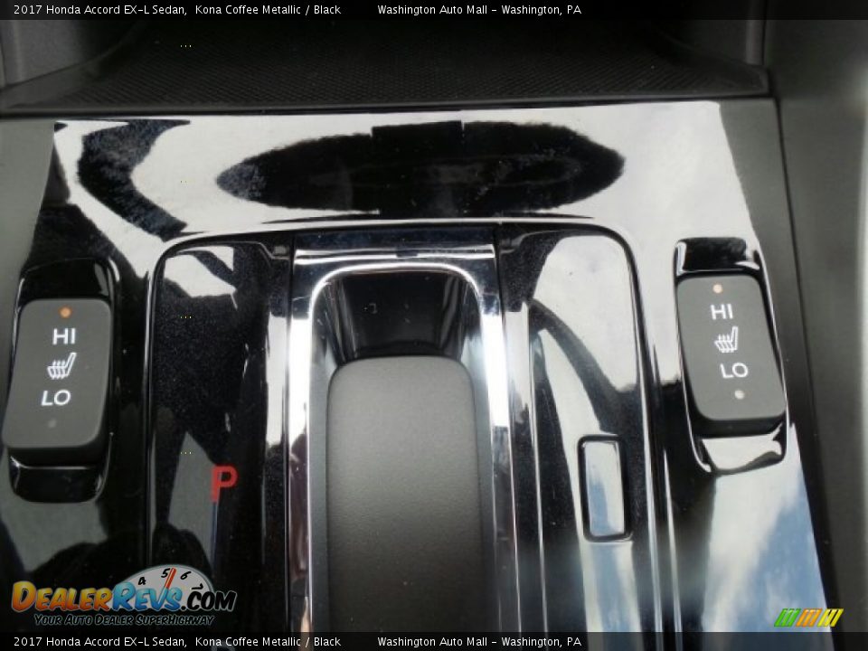 2017 Honda Accord EX-L Sedan Kona Coffee Metallic / Black Photo #36