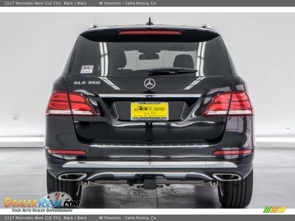 2017 Mercedes-Benz GLE 350 Black / Black Photo #4