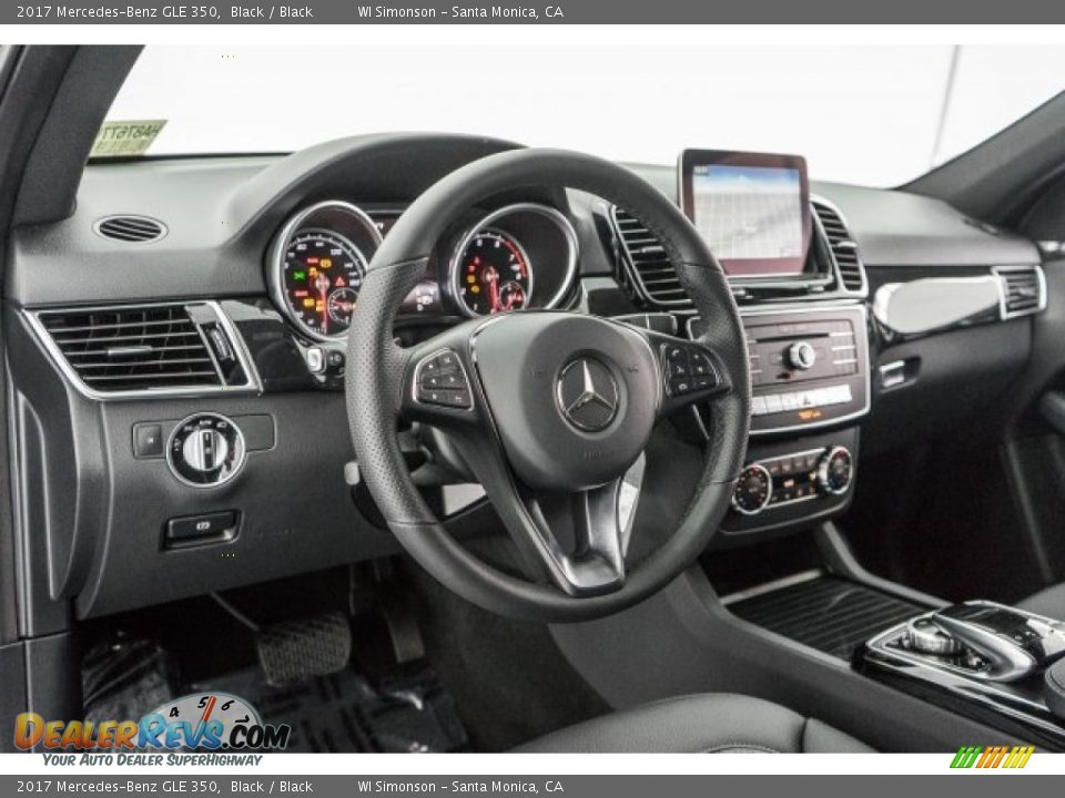 2017 Mercedes-Benz GLE 350 Black / Black Photo #5