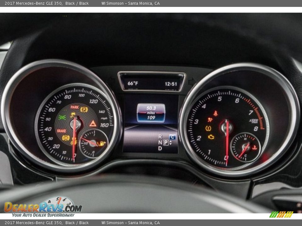 2017 Mercedes-Benz GLE 350 Black / Black Photo #7