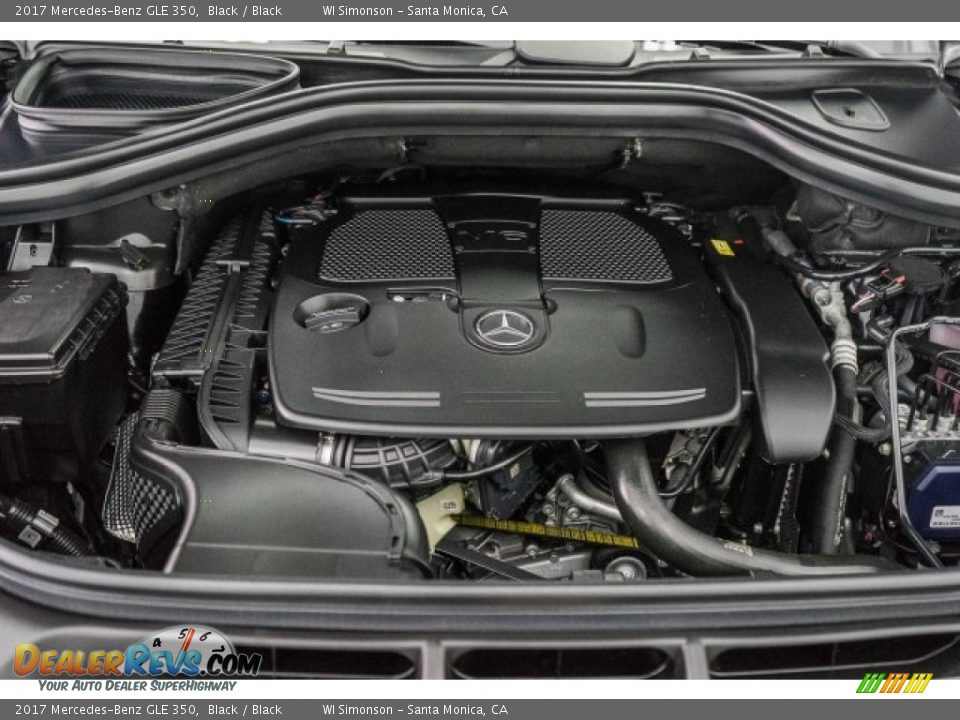 2017 Mercedes-Benz GLE 350 Black / Black Photo #9
