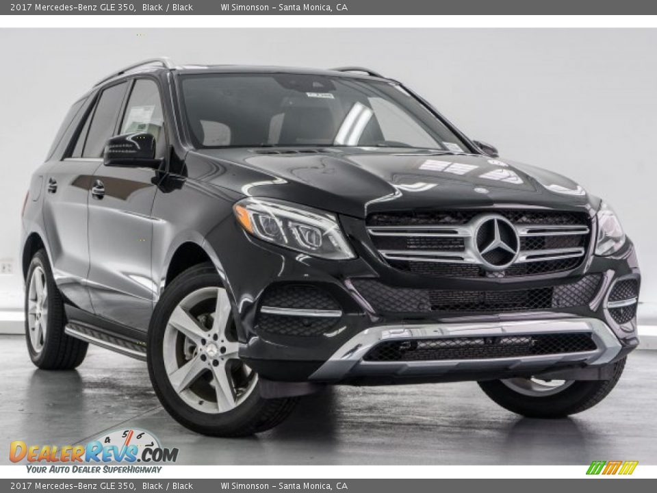 2017 Mercedes-Benz GLE 350 Black / Black Photo #12