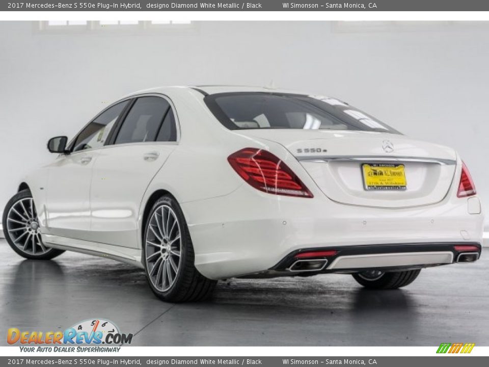 2017 Mercedes-Benz S 550e Plug-In Hybrid designo Diamond White Metallic / Black Photo #3