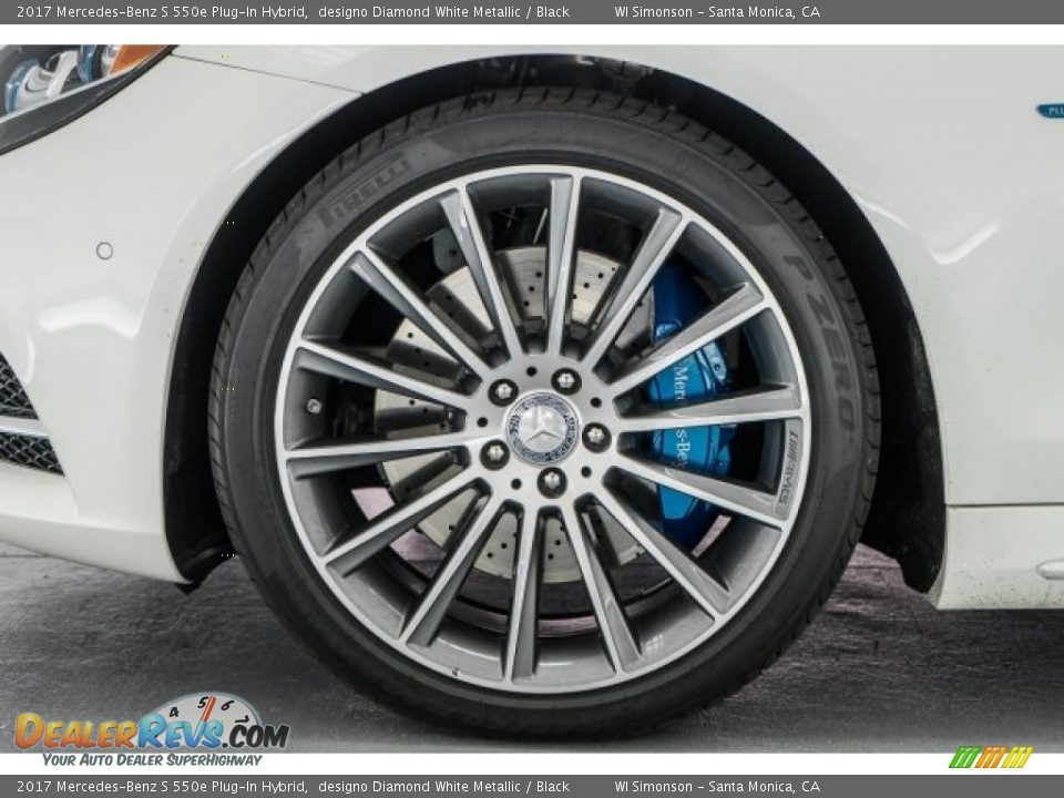 2017 Mercedes-Benz S 550e Plug-In Hybrid designo Diamond White Metallic / Black Photo #10