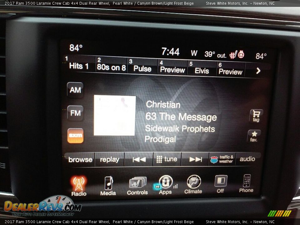 Audio System of 2017 Ram 3500 Laramie Crew Cab 4x4 Dual Rear Wheel Photo #15