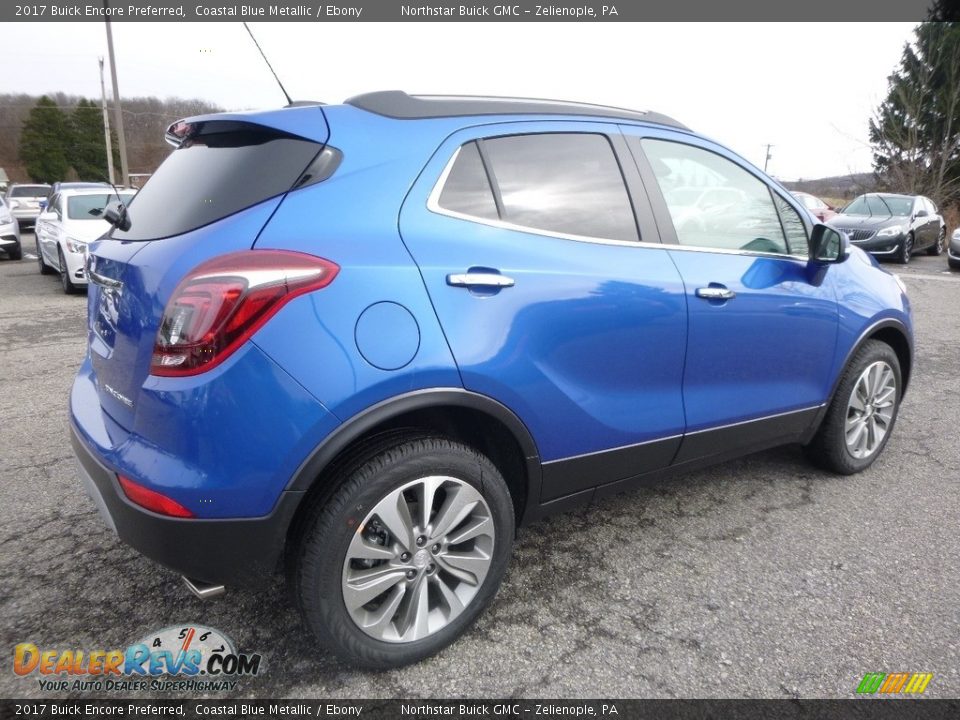 2017 Buick Encore Preferred Coastal Blue Metallic / Ebony Photo #5