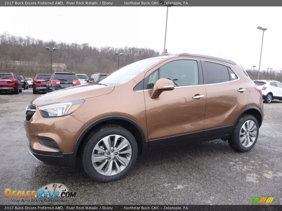 Front 3/4 View of 2017 Buick Encore Preferred AWD Photo #1