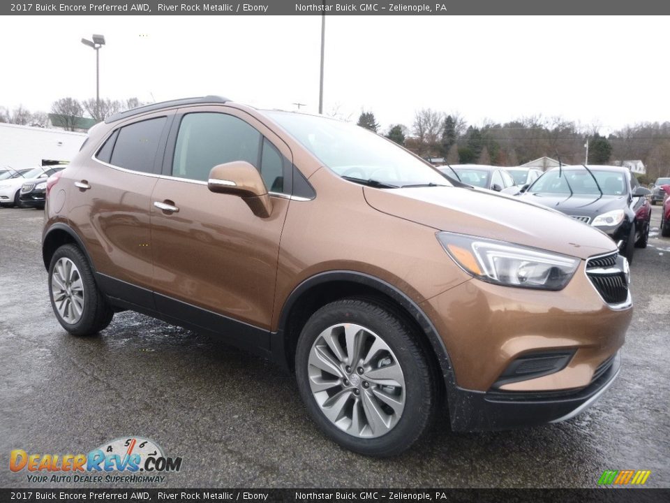 2017 Buick Encore Preferred AWD River Rock Metallic / Ebony Photo #3