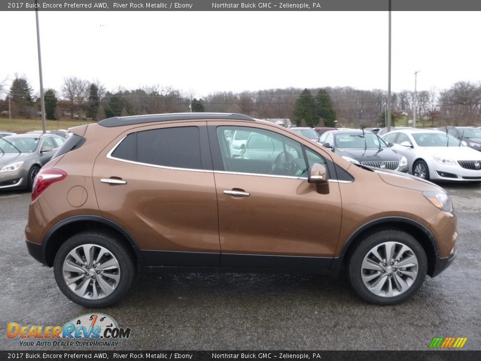 2017 Buick Encore Preferred AWD River Rock Metallic / Ebony Photo #4