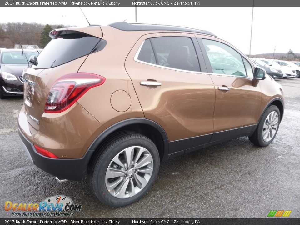 2017 Buick Encore Preferred AWD River Rock Metallic / Ebony Photo #5