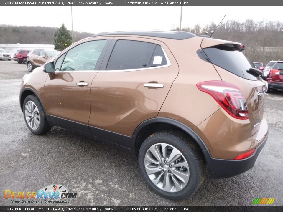 2017 Buick Encore Preferred AWD River Rock Metallic / Ebony Photo #8