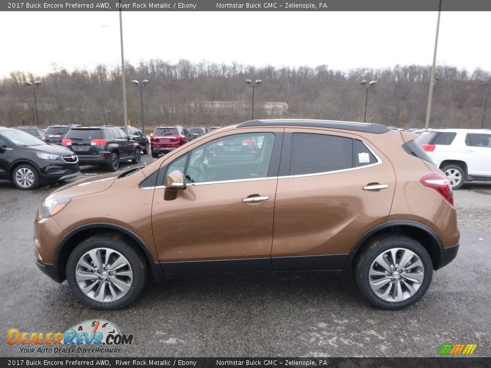 2017 Buick Encore Preferred AWD River Rock Metallic / Ebony Photo #9
