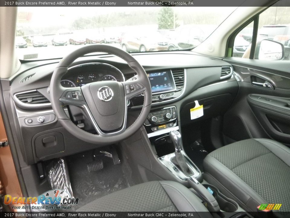 2017 Buick Encore Preferred AWD River Rock Metallic / Ebony Photo #13