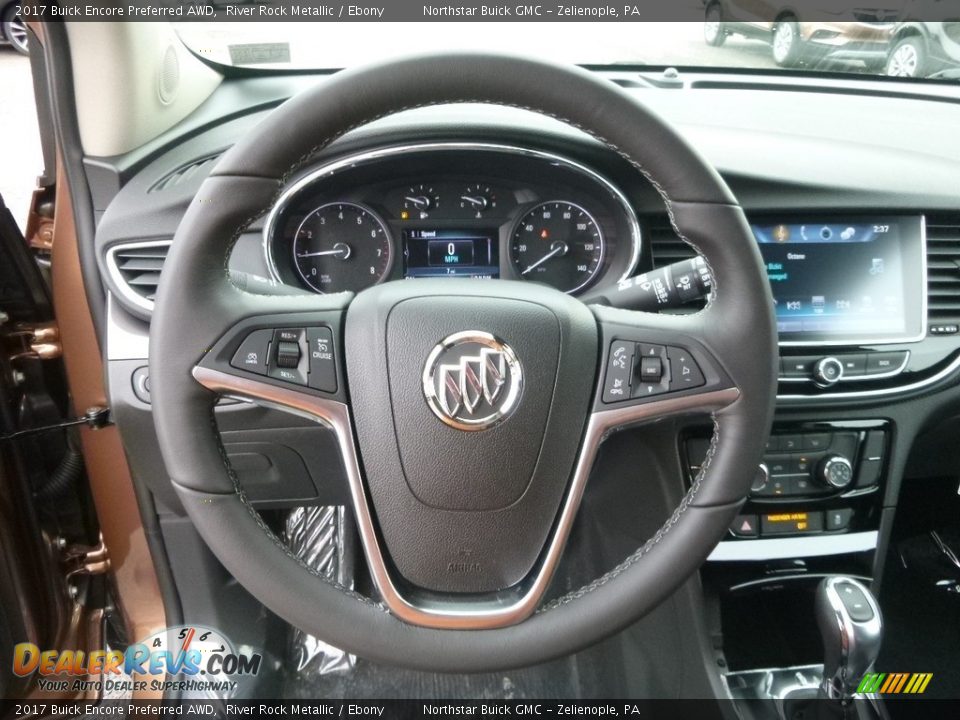 2017 Buick Encore Preferred AWD River Rock Metallic / Ebony Photo #17