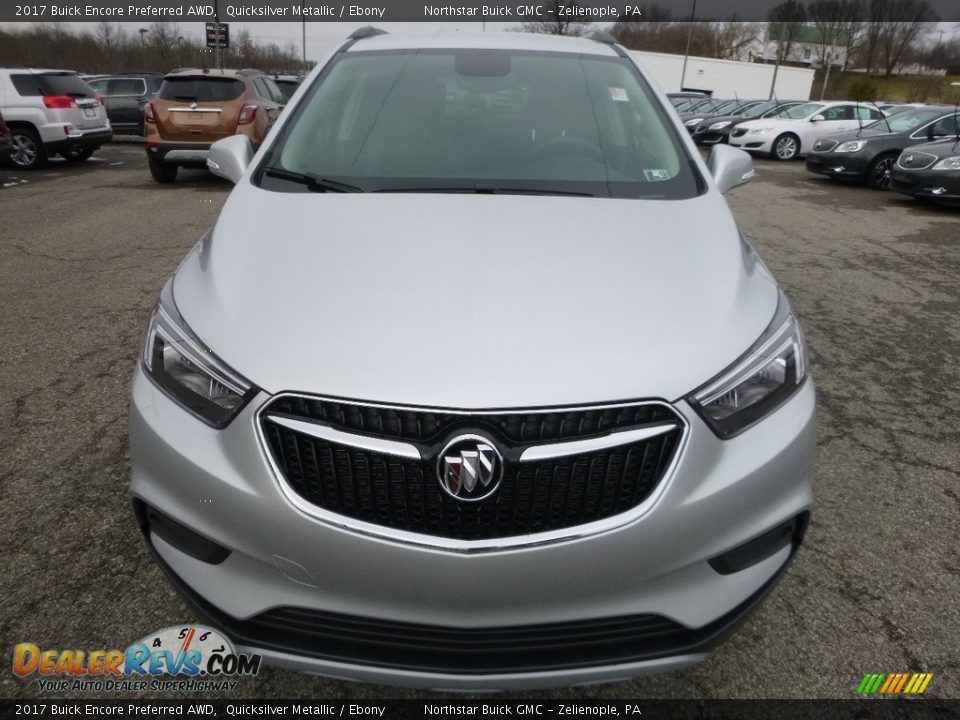 2017 Buick Encore Preferred AWD Quicksilver Metallic / Ebony Photo #2