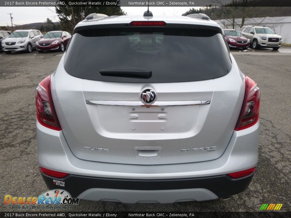 2017 Buick Encore Preferred AWD Quicksilver Metallic / Ebony Photo #6
