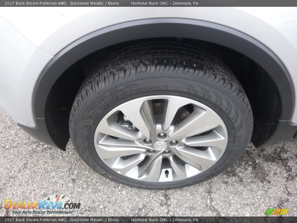 2017 Buick Encore Preferred AWD Quicksilver Metallic / Ebony Photo #10