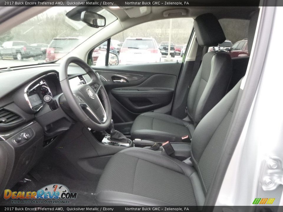 2017 Buick Encore Preferred AWD Quicksilver Metallic / Ebony Photo #11