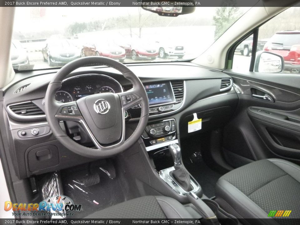 2017 Buick Encore Preferred AWD Quicksilver Metallic / Ebony Photo #13