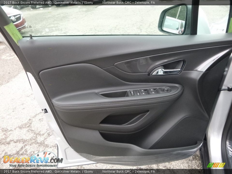 2017 Buick Encore Preferred AWD Quicksilver Metallic / Ebony Photo #14