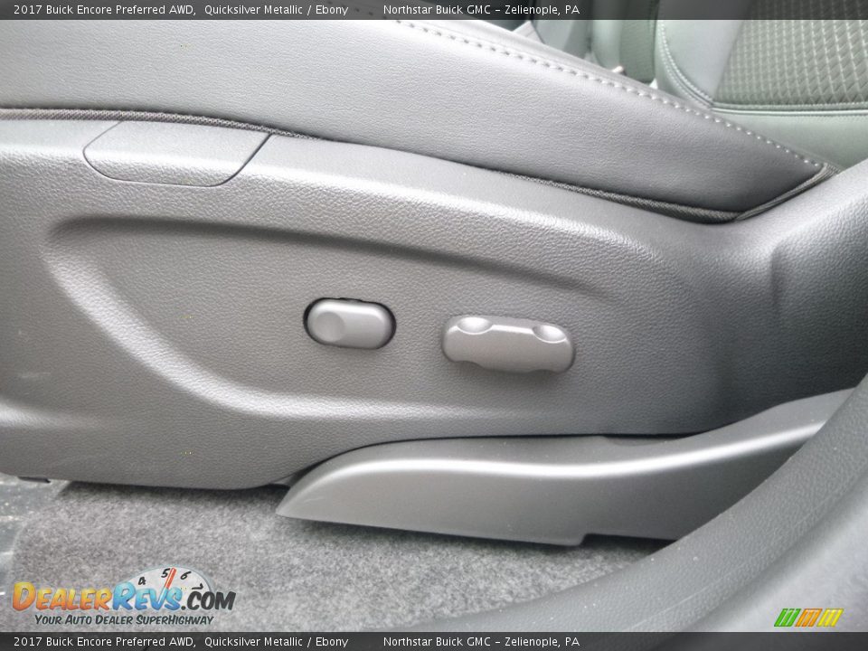 2017 Buick Encore Preferred AWD Quicksilver Metallic / Ebony Photo #16