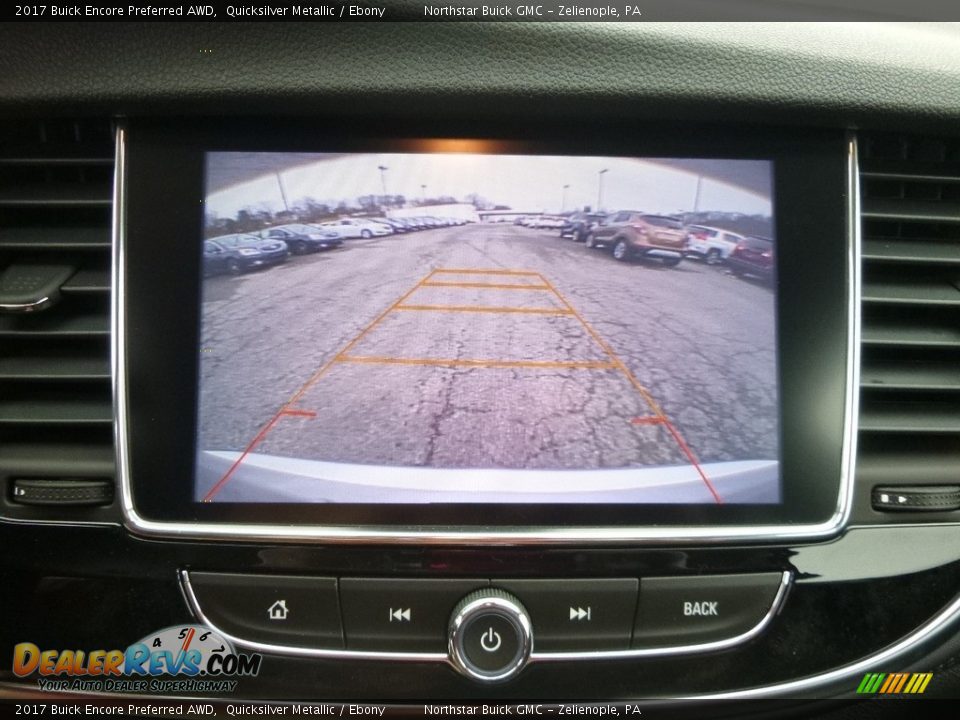2017 Buick Encore Preferred AWD Quicksilver Metallic / Ebony Photo #18