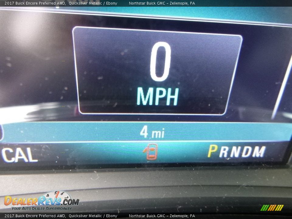 2017 Buick Encore Preferred AWD Quicksilver Metallic / Ebony Photo #20