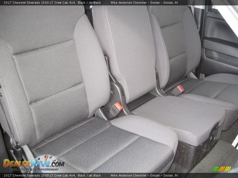 2017 Chevrolet Silverado 1500 LT Crew Cab 4x4 Black / Jet Black Photo #10