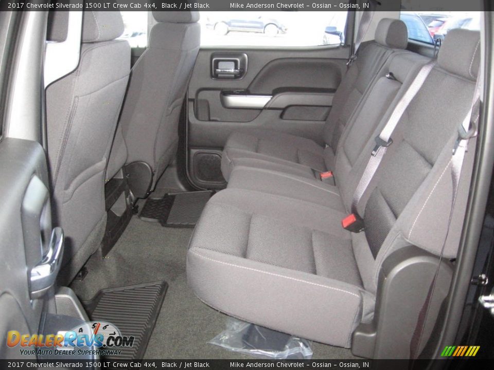 Rear Seat of 2017 Chevrolet Silverado 1500 LT Crew Cab 4x4 Photo #13
