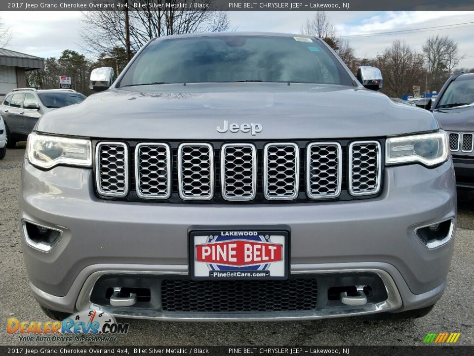 2017 Jeep Grand Cherokee Overland 4x4 Billet Silver Metallic / Black Photo #2