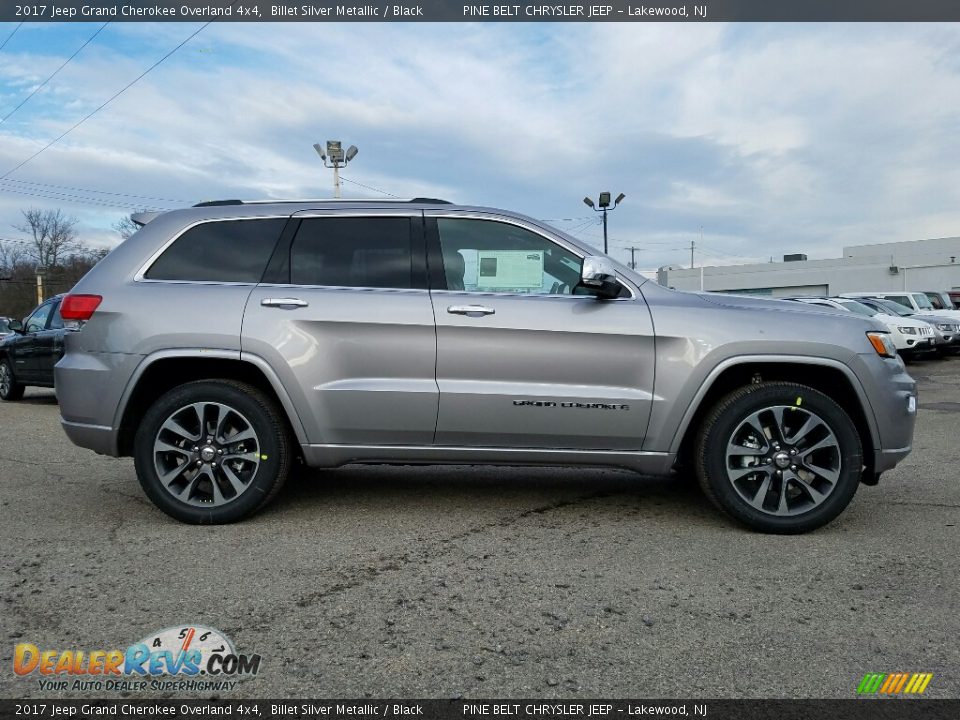 2017 Jeep Grand Cherokee Overland 4x4 Billet Silver Metallic / Black Photo #3