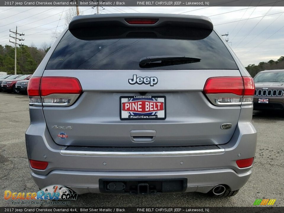 2017 Jeep Grand Cherokee Overland 4x4 Billet Silver Metallic / Black Photo #5