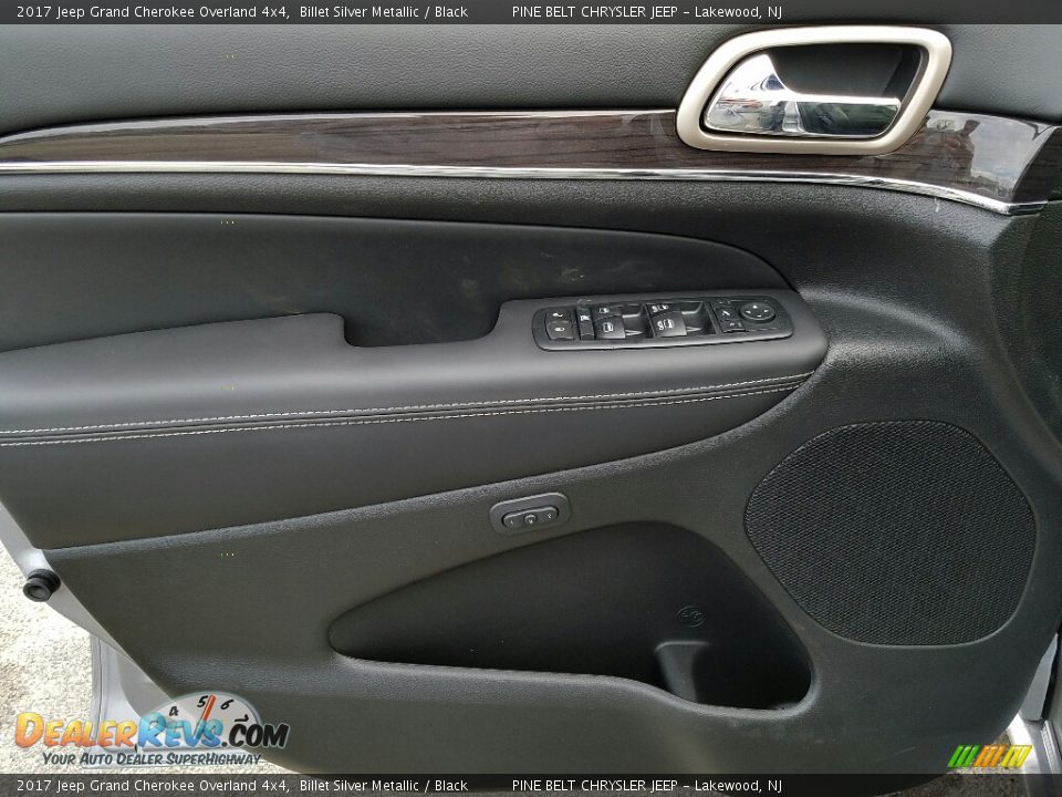 2017 Jeep Grand Cherokee Overland 4x4 Billet Silver Metallic / Black Photo #7