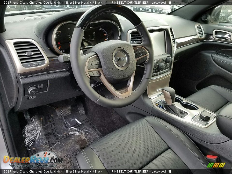 2017 Jeep Grand Cherokee Overland 4x4 Billet Silver Metallic / Black Photo #8