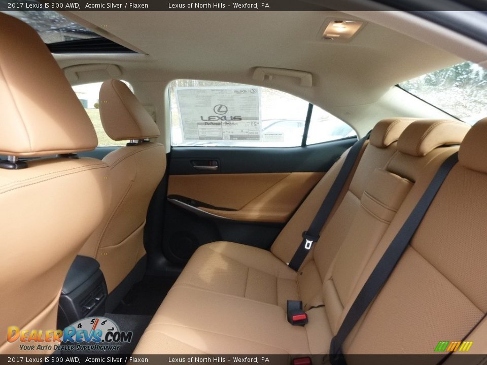 Rear Seat of 2017 Lexus IS 300 AWD Photo #8