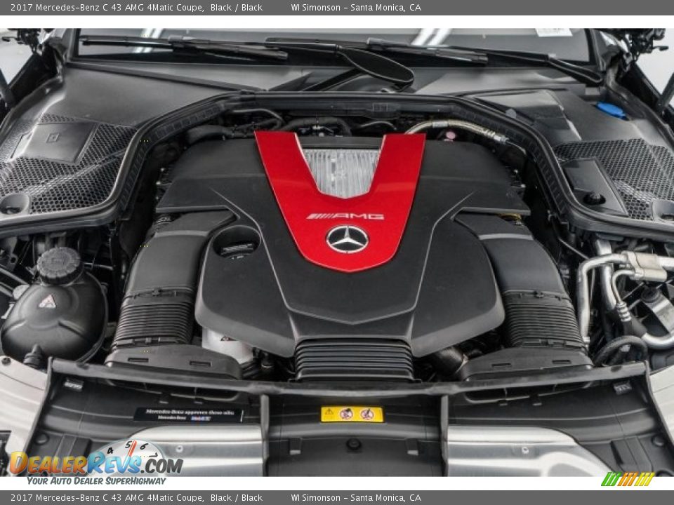 2017 Mercedes-Benz C 43 AMG 4Matic Coupe 3.0 Liter AMG DI biturbo DOHC 24-Valve VVT V6 Engine Photo #8
