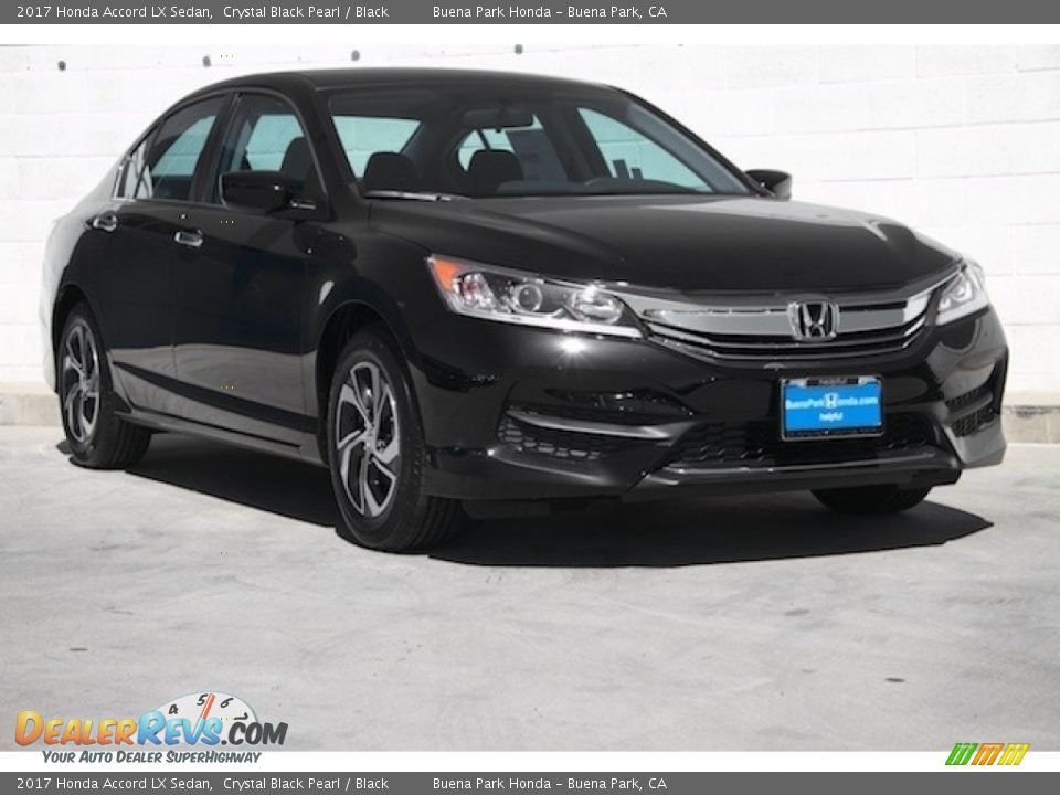 2017 Honda Accord LX Sedan Crystal Black Pearl / Black Photo #1