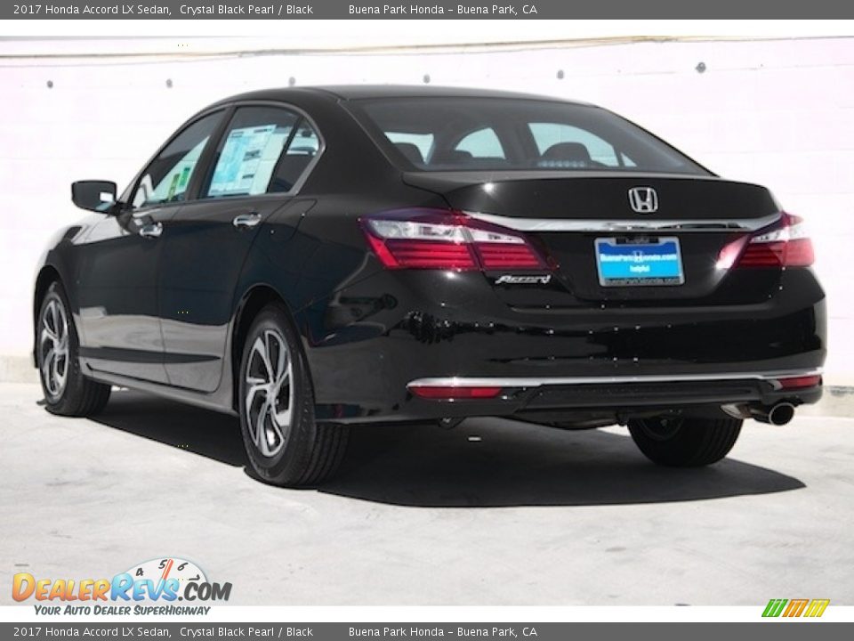 2017 Honda Accord LX Sedan Crystal Black Pearl / Black Photo #2