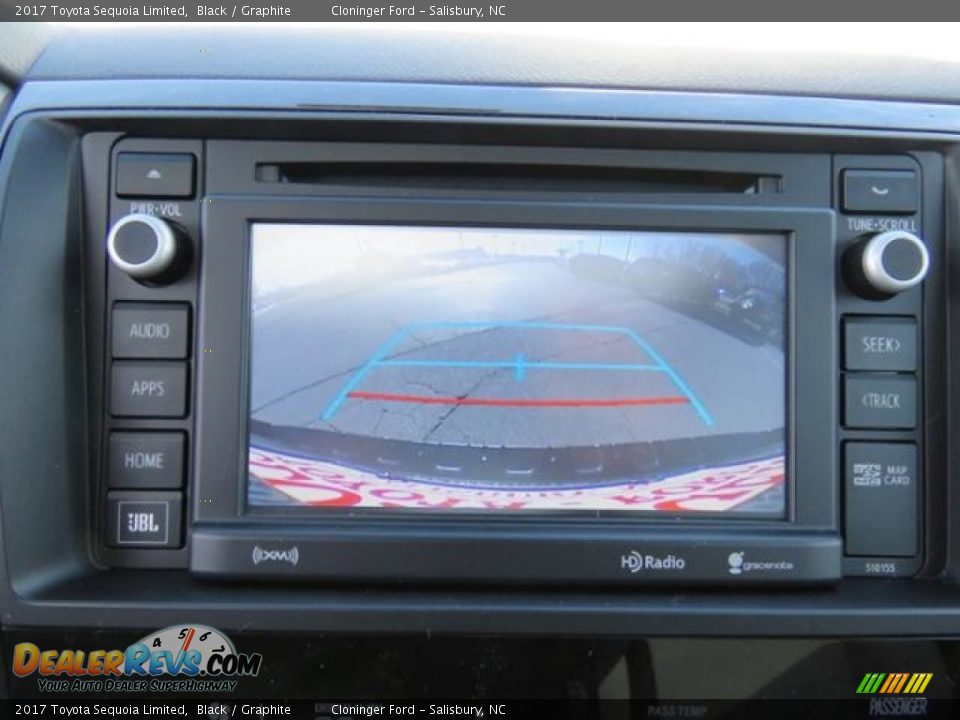 2017 Toyota Sequoia Limited Black / Graphite Photo #20